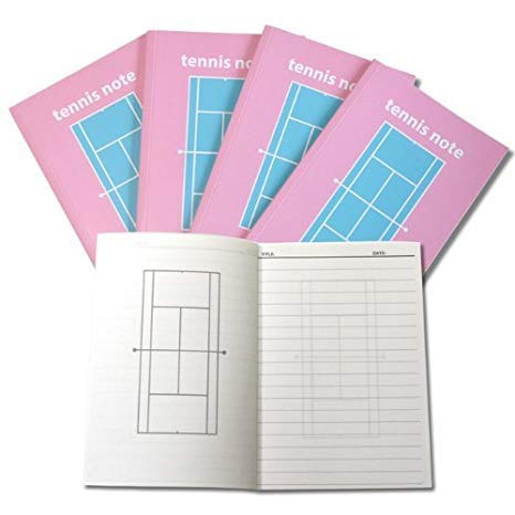 Amazon | テニスノート(tennis note)（1冊）B6判 カラー：ピンク